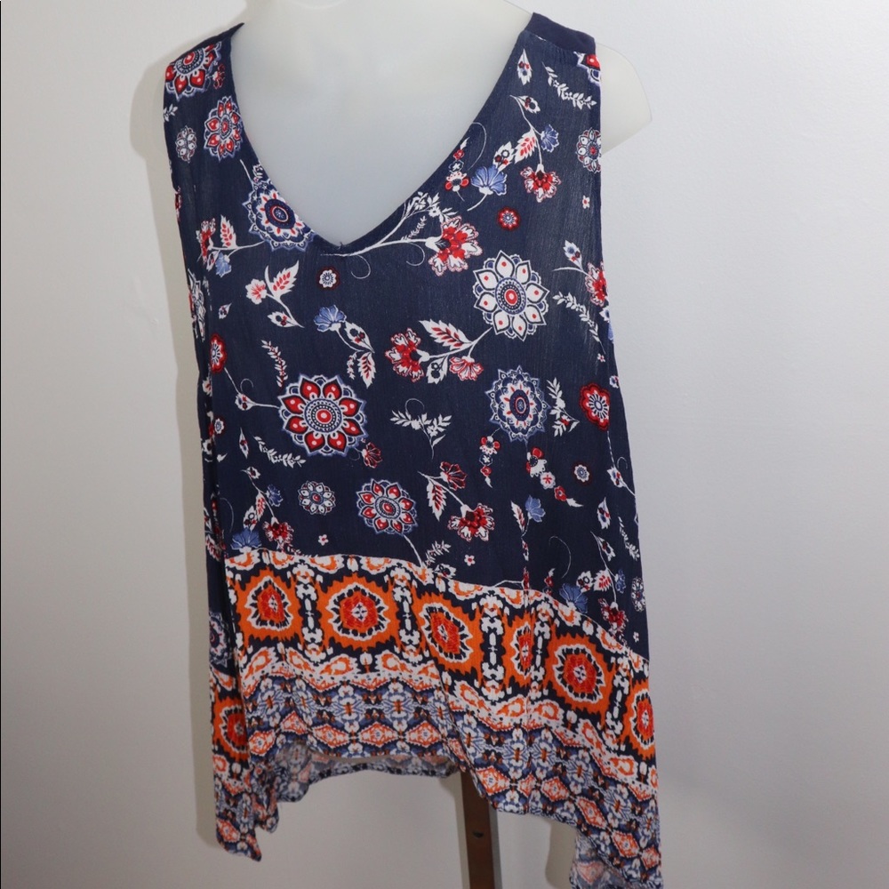 Floral long sleeve shirt